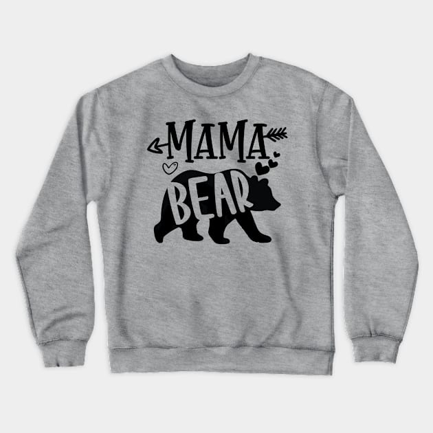 Mama Bear Crewneck Sweatshirt by jabarsoup